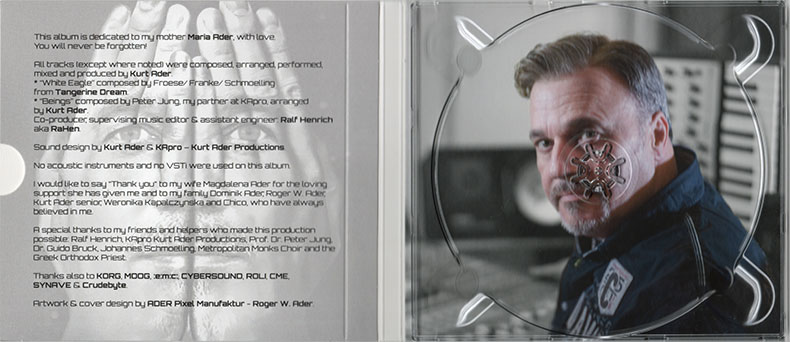 Kurt Ader CD PRIORITY Credits und CD-Tray