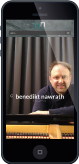 Website von Benedikt Nawrath auf iPhone